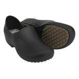 Sapato Profissional Sticky Shoes Antiderrapante Fem. Preto