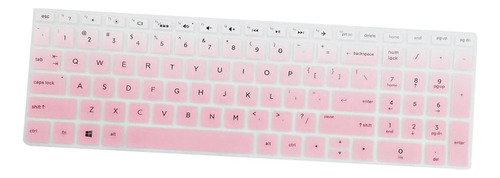 Cubierta De Teclado De Escritorio Rosa Claro 15,6 Pulgadas