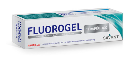 Fluorogel Terapeutico Frutilla - Gel Dental - 60 Gr.