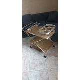 Mesa Carrito Desmontable Y Plegable Con Apliques