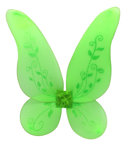 Asa Fada Sininho Tinkerbell Verde/borboleta Fantasia Infanti