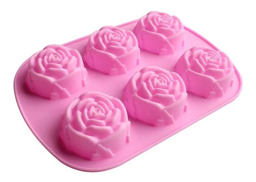 Molde Silicona Rosas Para Velas, Jabones, Resina, Chocolate