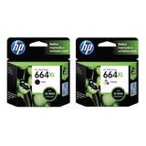 Cartucho Hp 664xl Negro + Color Original 2675 2135 3635 Cuot