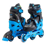 Rollers Extensible 3 Ruedas Inline-tri 2 En 1 Azul 31-34