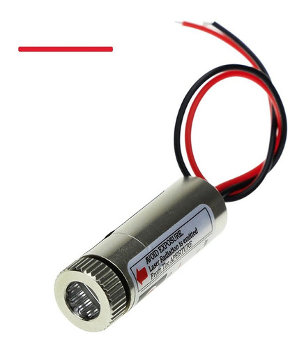 Laser Led 3v 5v 5mw 650nm Linea Rojo Grado Inudstrial Hobb