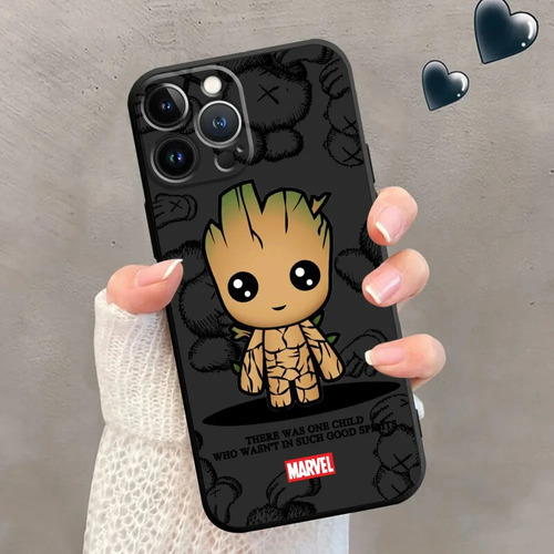 2 Fundas De Silicona Bear Marvel Ironman Para iPhone 15