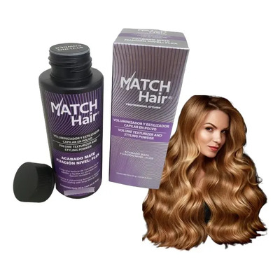 Polvo Voluminizador Cabello Match Hair Ultra Ligera Flex | Meses sin interés