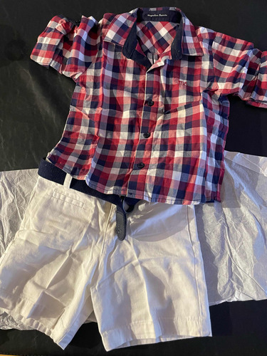 Conjunto De Camisa Y Pantalón Corto Magdalena Esposito. 12 M