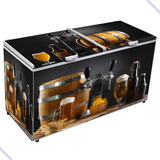 Adesivo Para Freezer Horizontal De Vinil Com Bebidas Drinks