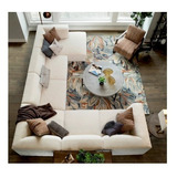 Sillon Sofa Esquinero Rinconero Moderno Juego Livin Chenille