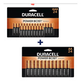  Duracell 24 Aa + 24 Aaa Pilas Alcalina Kit Paquete Importad
