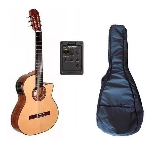 Guitarra Alpujarra 85k Electrocriolla Presys + Funda