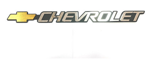 Emblema Chevrolet De Silverado Cromado Con Logo Foto 2