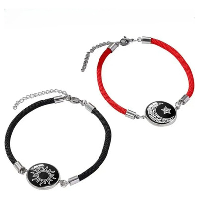 Pulsera De Pareja Tejida A Mano