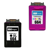 Tinta 664 Xl Pack Negro Y Color Alternativo