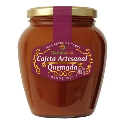 Cajeta Artesanal Quemada Naturasol 900g Leche De Cabra | Envío gratis