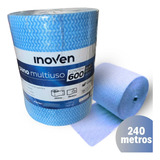 Pano Azul Multiuso Bobina Perfex Inoven Rolo 28cm X 240m