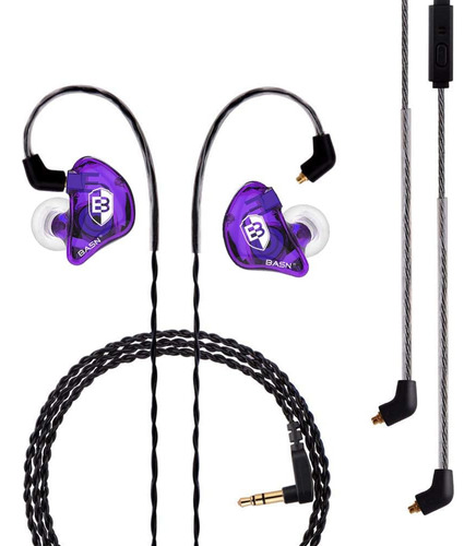 Basn Auriculares In-ear Con Monitor Músicos, Audiófilos, Pro