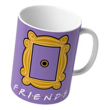 Taza Serie Friends Espejo Morada Central Perk Café O Té 