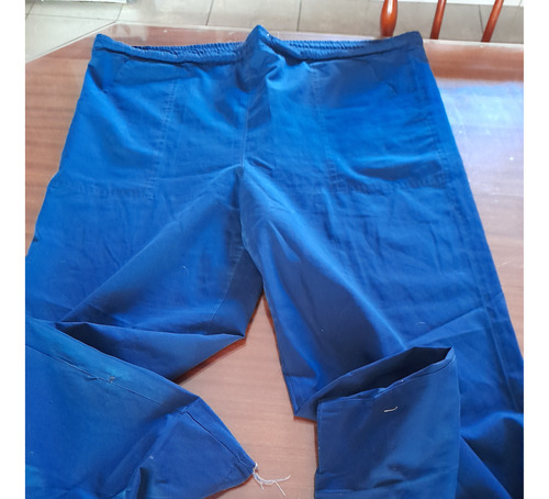 Pantalon De Ambo T Xl Azul Con Det