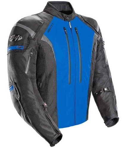 Chamarra Impermeable Protecciones Joe Rocket Atomic 5.0 Azul