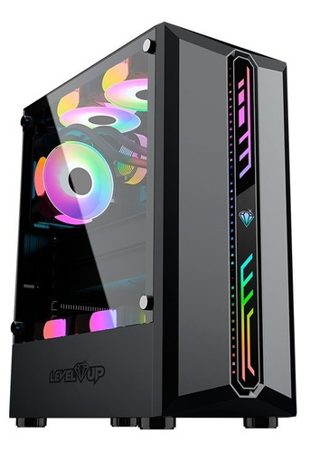 Gabinete Mid Tower Level Up Cassiopeia Rgb 2