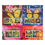 2014 Insectos Mariposas Monarca- Grenada (4 Bloques) Mint