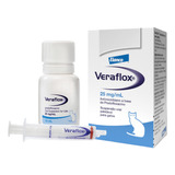 Veraflox Antimicrobiano Palatável Para Gatos 25mg - Elanco