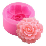 Molde Silicona Flor Clavel Rosa Para Torta Velas. Jabón Deco