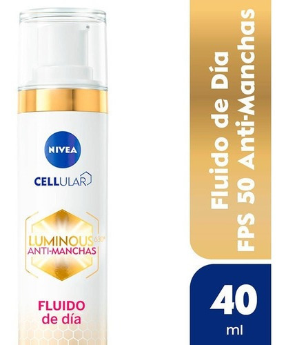 Nivea Cellular Fluido Anti-manchas Luminous630 Fps50 40 Ml