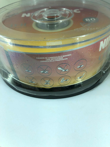 Audio Cd-r Nipponic 80 P/ Gravadores De Mesa 25 Unidades