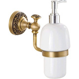 Dispenser De Jabon Liquido Para Pared Bronce Antiguo