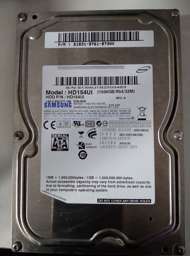 Disco Rigido Samsung 1.5tb Sata Interno