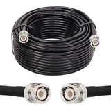 Mookeerf Bnc Cable Coaxial Macho A Bnc Macho 60ft, 50 Ohm Rg