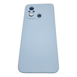 Capa Capinha Compativel Xiaomi Redmi 12c Silicone Aveludado Cor Azul Bebe