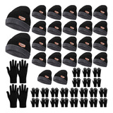 Suhine Juego De 48 Gorros De Invierno Para Invierno, Guantes