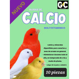 Calcio Para  Canarios Aves 10pzs