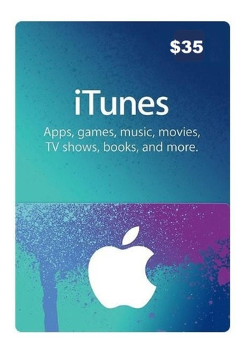 Tarjeta Itunes Apps Store 35 Usd Usa Envio En Minutos