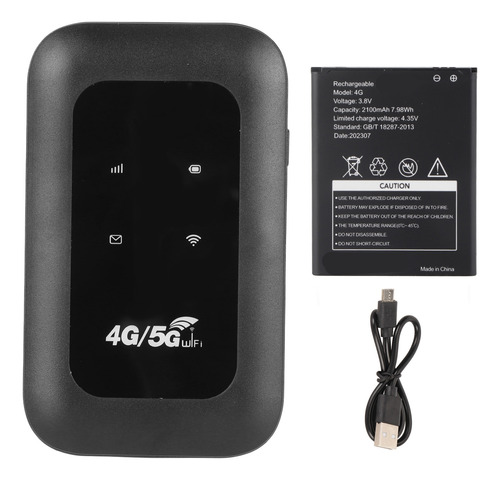 Router Portátil 4g Wifi Micro Sim Con Ranura Para Tarjeta 15