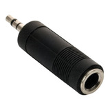 Ficha Adaptador Plug 6,3mm A Plug 3,5mm Micrófono Sonido 
