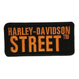 Aplique Bordado Harley Davidson Street Tm Parches Motorcycle