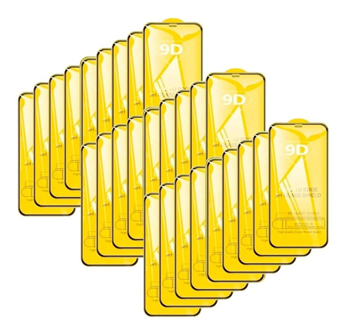 30pz Cristal Templado 9d Full Pantalla Mayoreo Para iPhone