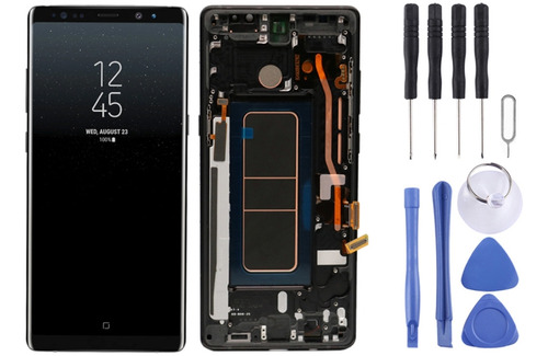 Pantalla Lcd Oem Para Digitalizador Galaxy Note 8, Montaje C