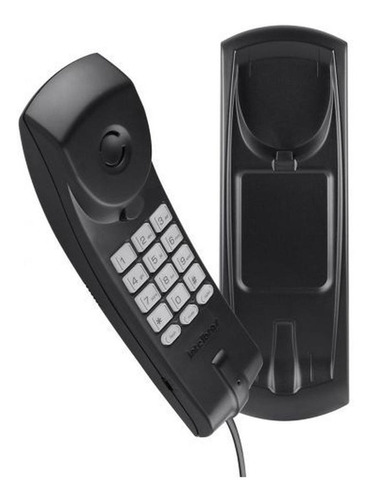 Telefone Interfone Com Teclado Fio Fixo Tc20 Preto Intelbras