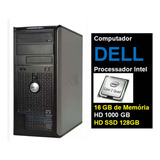 Computador 4 Core 2.6 Ghz 16 Gb Ram Hd 1tb +ssd Lan1000mbps