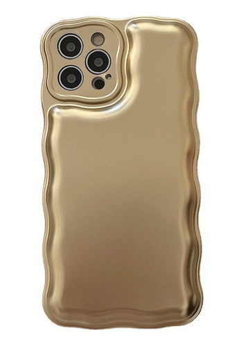 Funda Case Cromatica Acolchada Wavy Air Cushion Para iPhone