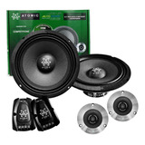  Set De Medios 6.5 2 Vías 300w. Rms Spl Atomic Proton65pro