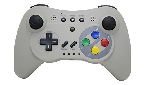 Gamepad Inalámbrico 3 Nexilux Para Wii U, Gris