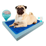 Sobrecolchón Cama Pad Gel De Enfriamiento Memory Gel Mascota