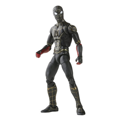 Figura de acción Spider-Man traje negro\u002Fdorado Build-A-Figure: Marvel's Armadillo F3019 de Hasbro Legends Series | Meses sin interés